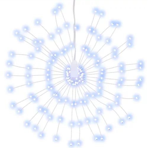  4 db karácsonyi hideg fehér csillagfény 140 db LED 17 cm