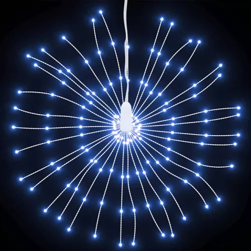  4 db karácsonyi hideg fehér csillagfény 140 db LED 17 cm