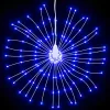  karácsonyi hideg fehér csillagfény 140 db LED 17 cm