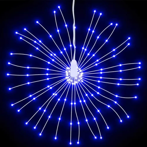  4 db karácsonyi hideg fehér csillagfény 140 db LED 17 cm