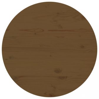 VID barna tömör fenyőfa asztallap Ø80 x 2,5 cm - RAKTÁRRÓL