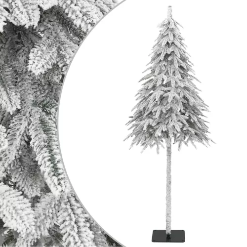 műkarácsonyfa hóval 210 cm