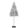  műkarácsonyfa hóval 210 cm