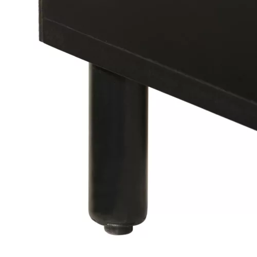  fekete tömör mangófa fürdőszobaszekrény 38 x 33 x 160 cm