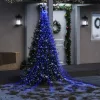  kék 320 LED-es karácsonyfafüzér 375 cm