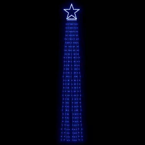  kék 320 LED-es karácsonyfafüzér 375 cm