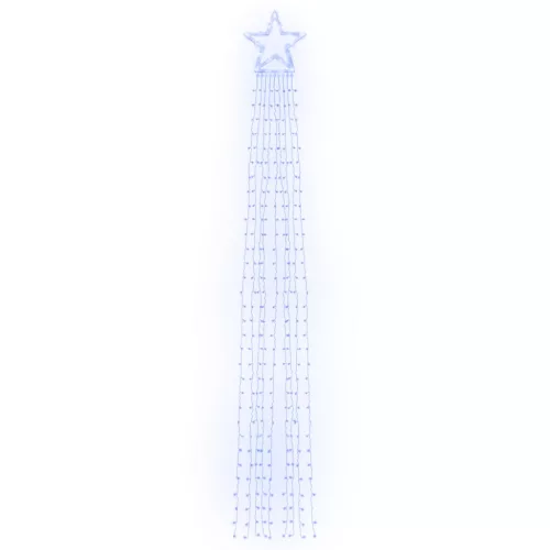  kék 320 LED-es karácsonyfafüzér 375 cm