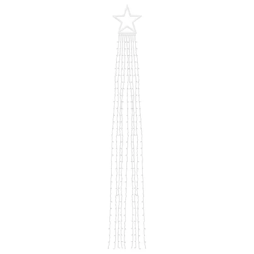  kék 320 LED-es karácsonyfafüzér 375 cm