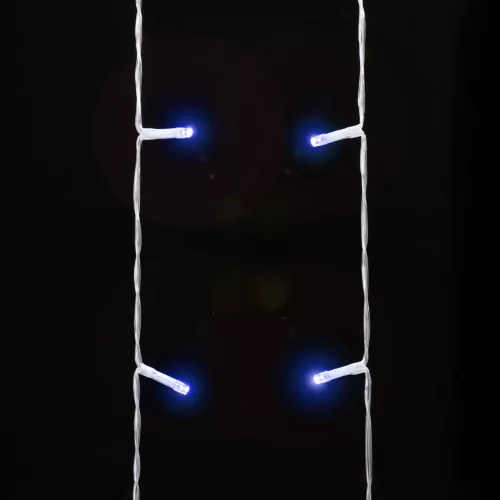  kék 320 LED-es karácsonyfafüzér 375 cm