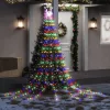  színes 320 LED-es karácsonyfafüzér 375 cm