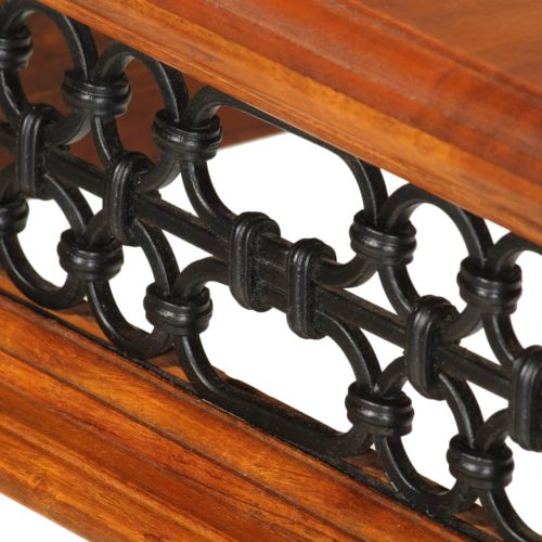  tömör akácfa íróasztal fiókkal 110 x 50 x 76 cm