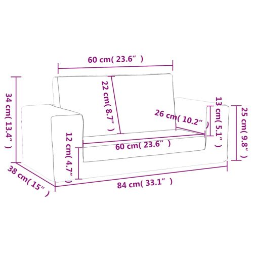  kétszemélyes krémszínű puha plüss gyerek kanapéágy