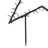  karácsonyi csillag fénydekoráció cövekekkel 80 LED 60 cm