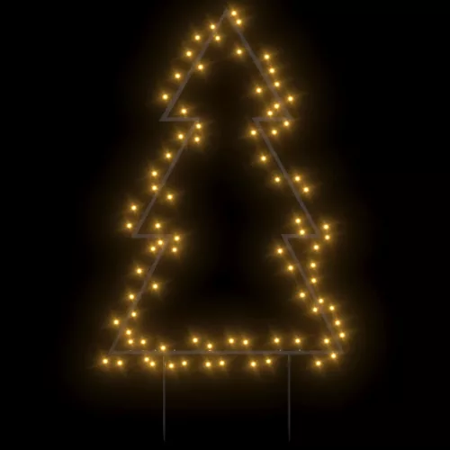  karácsonyi fa fénydekoráció 80 LED 60 cm