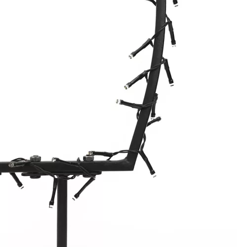  karácsonyi hullócsillag fénydekoráció cövekkel 80 LED 62 cm