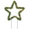  karácsonyi csillag fénydekoráció 3 cövekkel 50 LED 29 cm