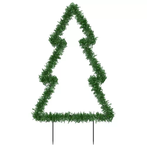  karácsonyi fa fénydekoráció cövekkel 115 LED 90 cm