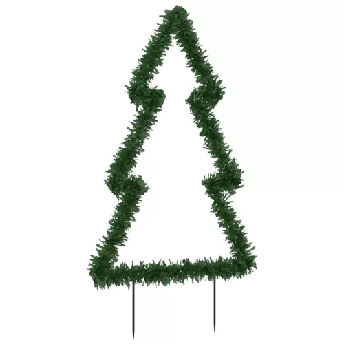  karácsonyi fa fénydekoráció cövekkel 115 LED 90 cm