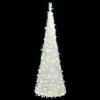  könnyen felállítható műkarácsonyfa 50 db LED fénnyel 120 cm