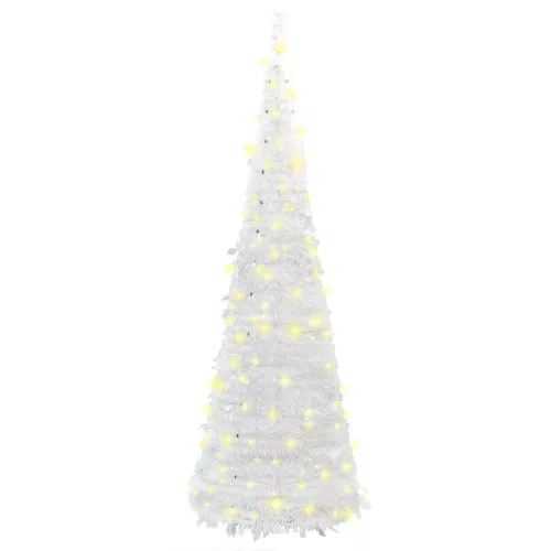  könnyen felállítható műkarácsonyfa 50 db LED fénnyel 120 cm