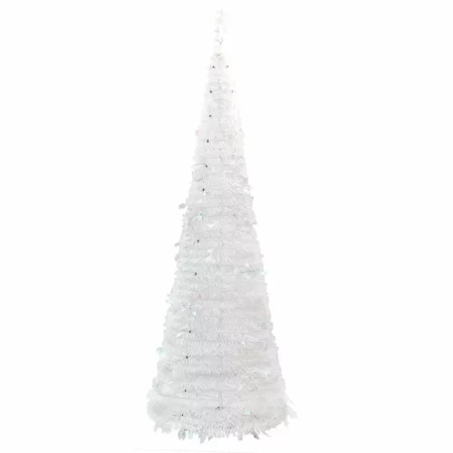  könnyen felállítható műkarácsonyfa 50 db LED fénnyel 120 cm