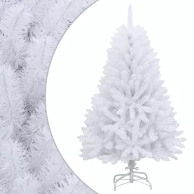  fehér csuklópántos műkarácsonyfa állvánnyal 120 cm