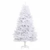  fehér csuklópántos műkarácsonyfa állvánnyal 180 cm