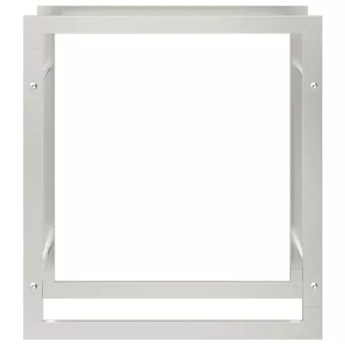  rozsdamentes acél tűzifatároló 80x28x86 cm
