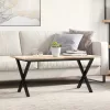  acél dohányzóasztallábak X-alakú vázzal 90 x 30 x 43 cm