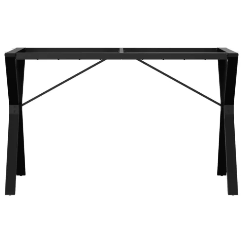  acél étkezőasztallábak Y-alakú vázzal 120 x 60 x 73 cm