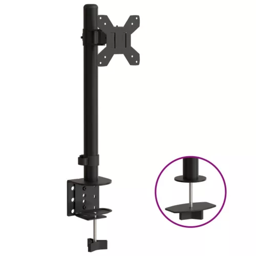  fekete acél monitorállvány VESA 75/100 mm