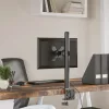  fekete acél monitorállvány VESA 75/100 mm