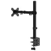  fekete acél monitorállvány VESA 75/100 mm