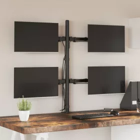  fekete acél monitorállvány VESA 75/100 mm