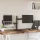 fekete acél monitorállvány VESA 75/100 mm