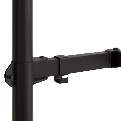  fekete acél monitorállvány VESA 75/100 mm