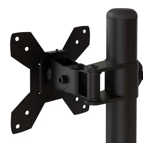  fekete acél monitorállvány VESA 75/100 mm