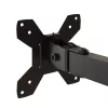  fekete acél monitorállvány VESA 75/100 mm
