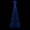  kék LED karácsonyfa tüskékkel 220 LED 180 cm