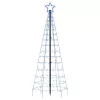  kék LED karácsonyfa tüskékkel 220 LED 180 cm
