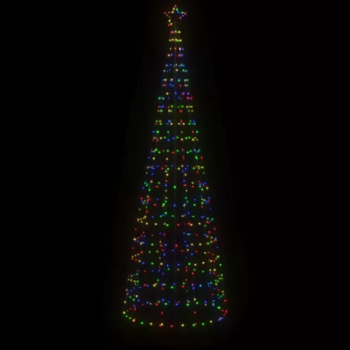  színes LED karácsonyfa tüskékkel 570 LED 300 cm