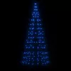  kék LED karácsonyfa zászlórúdra 200 LED 180 cm