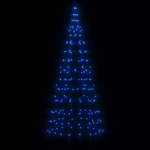  kék LED karácsonyfa zászlórúdra 200 LED 180 cm