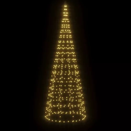  meleg fehér LED karácsonyfa zászlórúdra 550 LED 300 cm