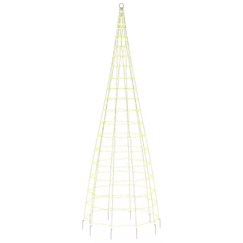  meleg fehér LED karácsonyfa zászlórúdra 550 LED 300 cm