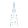  kék LED karácsonyfa zászlórúdra 550 LED 300 cm