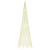  meleg fehér LED karácsonyfa zászlórúdra 1534 LED 500 cm