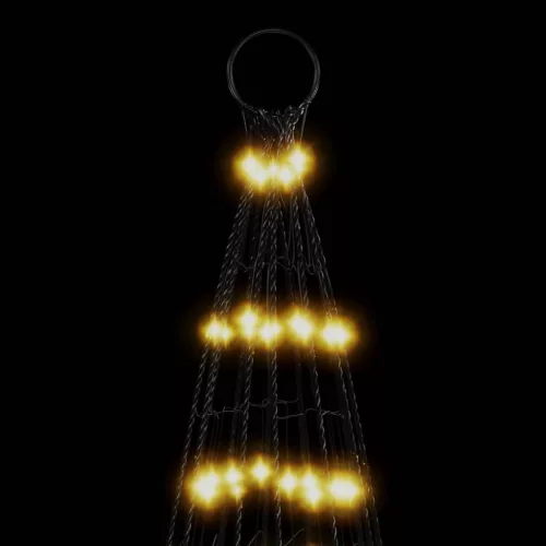  meleg fehér LED karácsonyfa zászlórúdra 1534 LED 500 cm