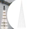  hideg fehér LED karácsonyfa zászlórúdra 3000 LED 800 cm