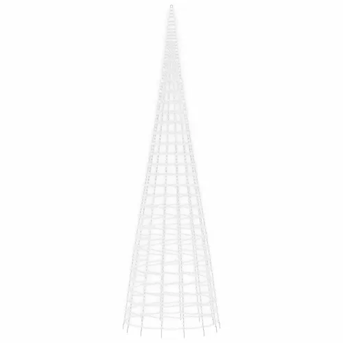  hideg fehér LED karácsonyfa zászlórúdra 3000 LED 800 cm